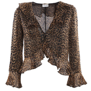 Blusa in lana con motivo leopardato: eleganza selvaggia per ogni occasione
