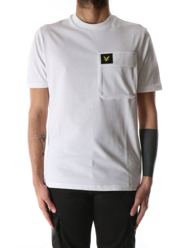 Lyle & Scott T-shirt Manica Corta Uomo Bianco