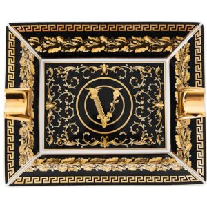 Versace Posacenere Virtus Gala porcellana nero nero oro170474_i1426940372927231