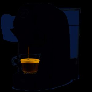 Macchina per caffè espresso tiny - lavazza a modo mio - nera + 216 capsule da caffè lavazza234