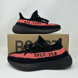 Adidas Originals Scarpe Yeezy Boost 350 V2 Core Black Red Nero B/rossa Sneakers Uomo48698983940423