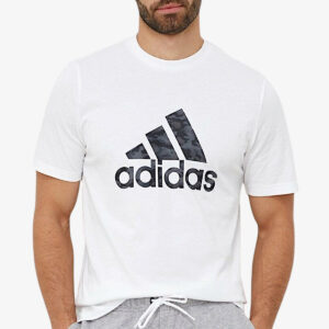 Adidas Performance T-shirt Maniche Corte Logo Camouflage Bianco Uomo46755864052039